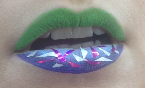 My practice Lip Art on Sophie Dalby