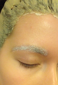 Skinbase 01 in the eyebrows didn't work. They looked grey not bleached.